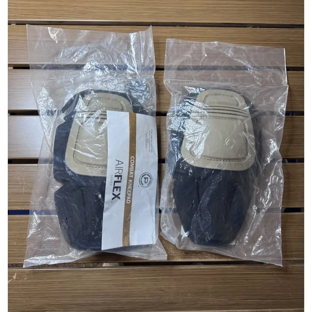 Two Pairs Crye Precision AirFlex Combat Knee Pads KHAKI SET PAD-KC3-01-000 5571 - Picture 4 of 10